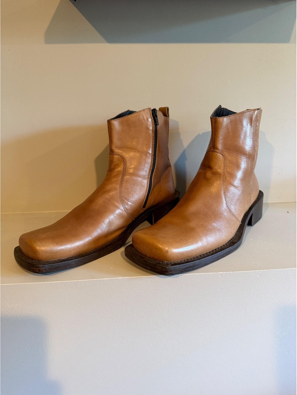 Vintage Aldo Men’s Leather Boots Size 45 US 12